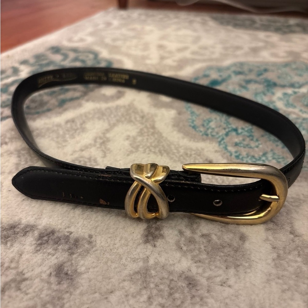 Black Leather Belt